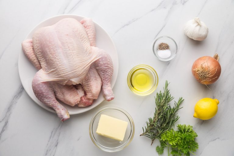Juicy Roast Chicken Recipe (with Herb Garlic Butter) Little Sunny Kitchen