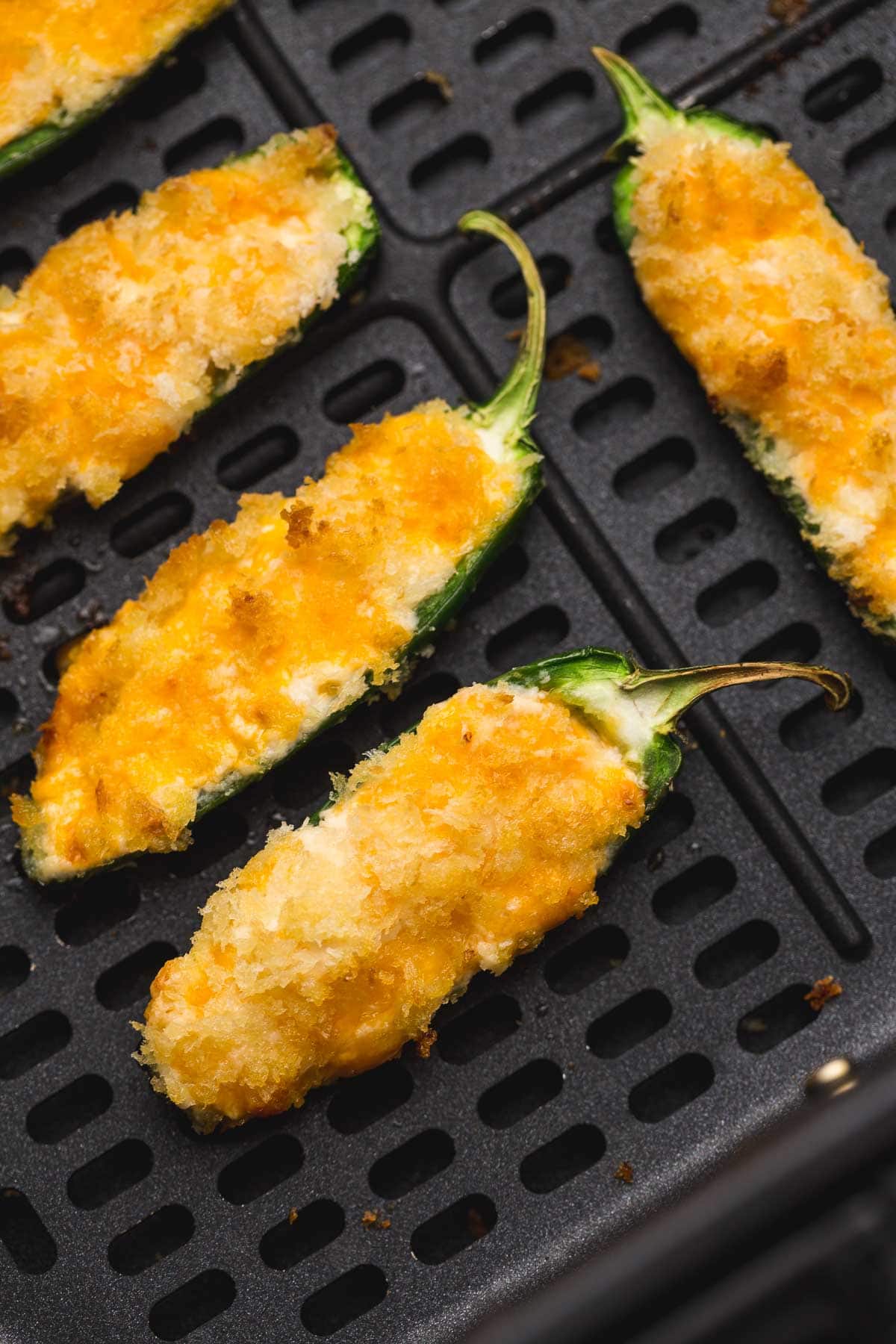 Jalapeno poppers in the Air Fryer basket