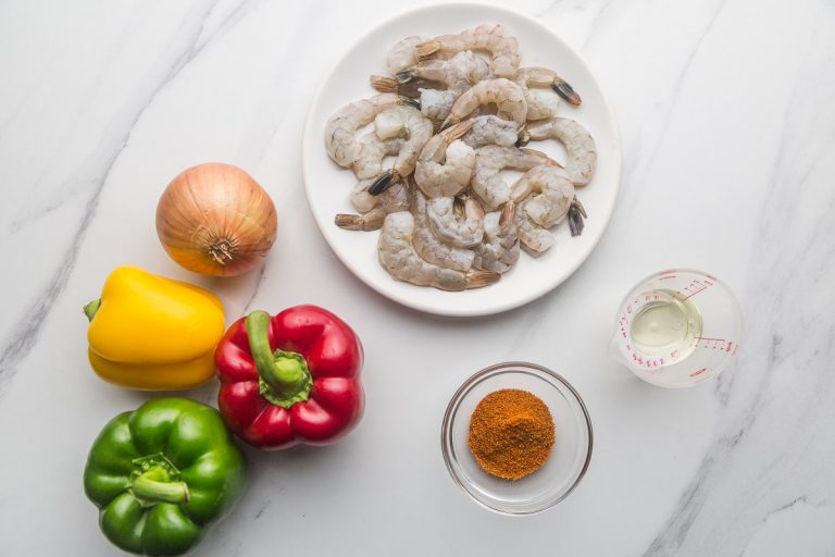 Quick and Easy Air Fryer Shrimp Fajitas Recipe Little Sunny Kitchen