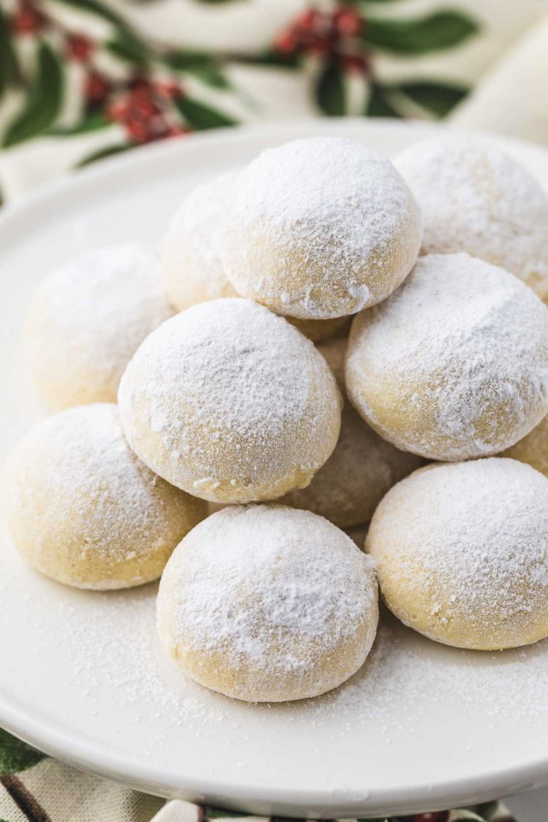 Easy 6Ingredient Italian Wedding Cookies Little Sunny Kitchen