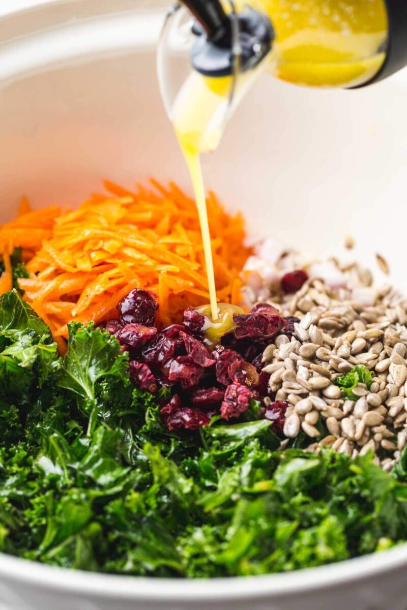 Easy Kale Salad with Lemon Vinaigrette Little Sunny Kitchen