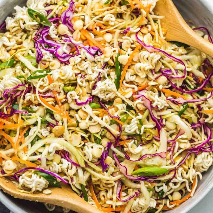 The BEST Ramen Noodle Salad | Little Sunny Kitchen