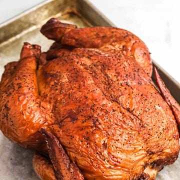 Smoked Whole Chicken Recipe - Little Sunny Kitchen