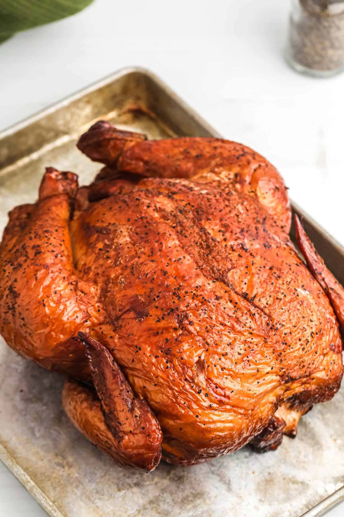 Smoked Whole Chicken Recipe - Little Sunny Kitchen