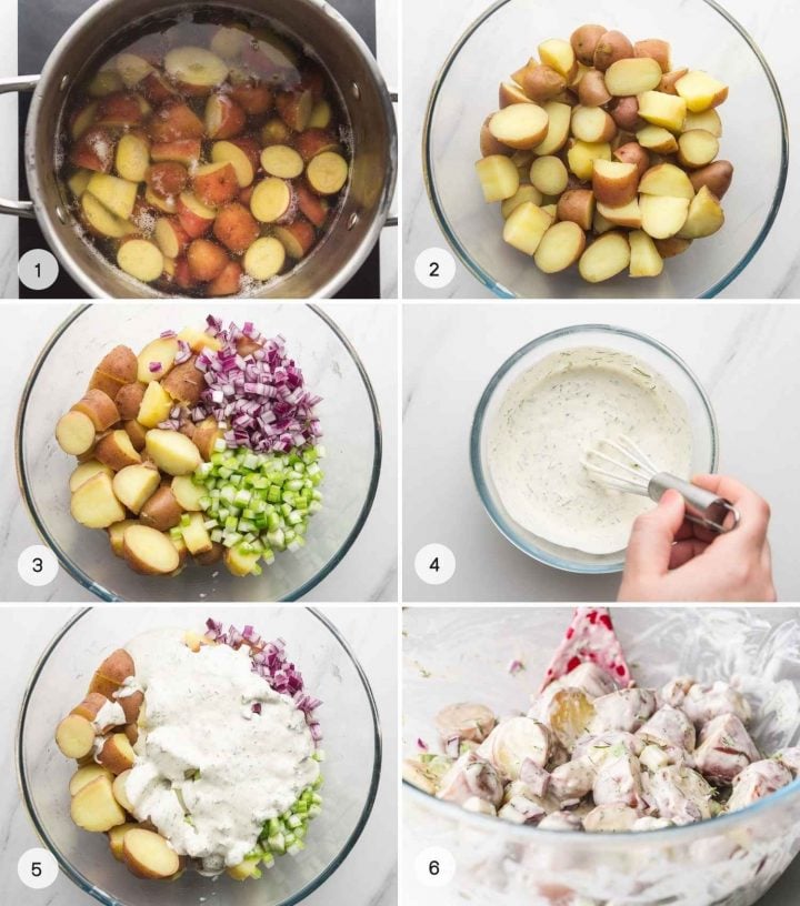Creamy Dill Red Potato Salad Recipe - Little Sunny Kitchen