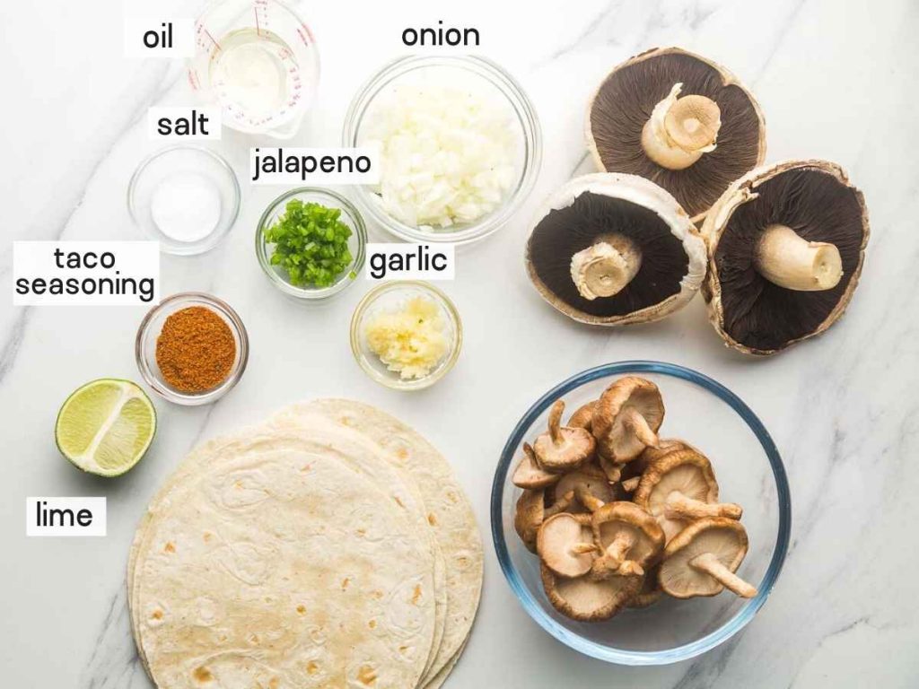 Portobello Mushroom Tacos Recipe Little Sunny Kitchen