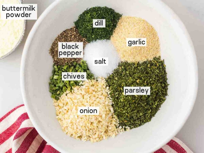Homemade Ranch Seasoning (MSG Free!) Little Sunny Kitchen