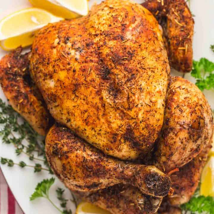 Slow Cooker Whole Chicken - Little Sunny Kitchen