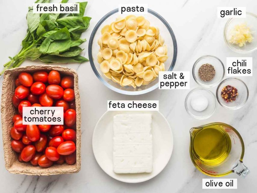 Super Easy Baked Feta Pasta Recipe Little Sunny Kitchen
