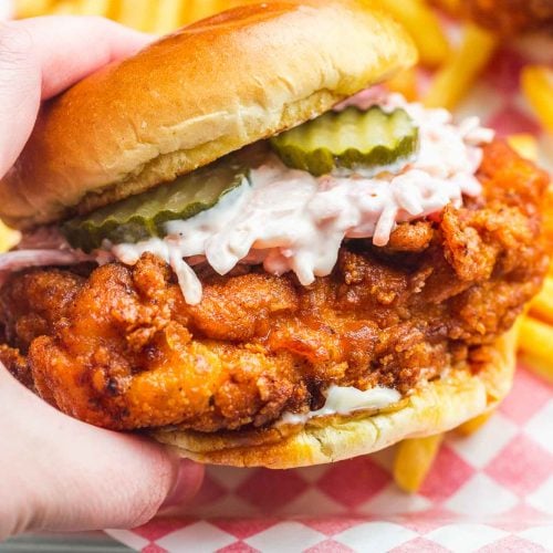 Nashville-Style Hot Chicken Sandwich Recipe | Little Sunny Kitchen