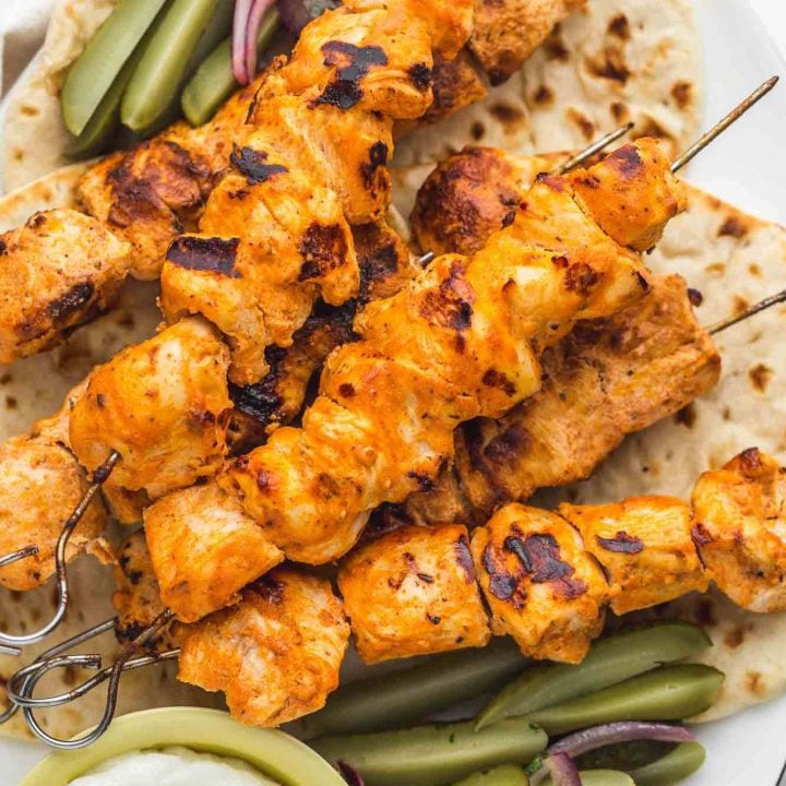 Authentic Shish Tawook Chicken Skewers Recipe | Little Sunny Kitchen