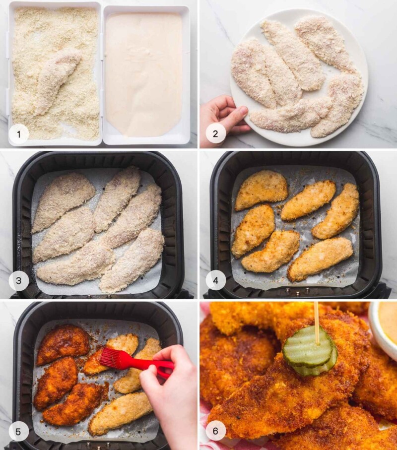 Air Fryer Nashville Style Hot Chicken Little Sunny Kitchen