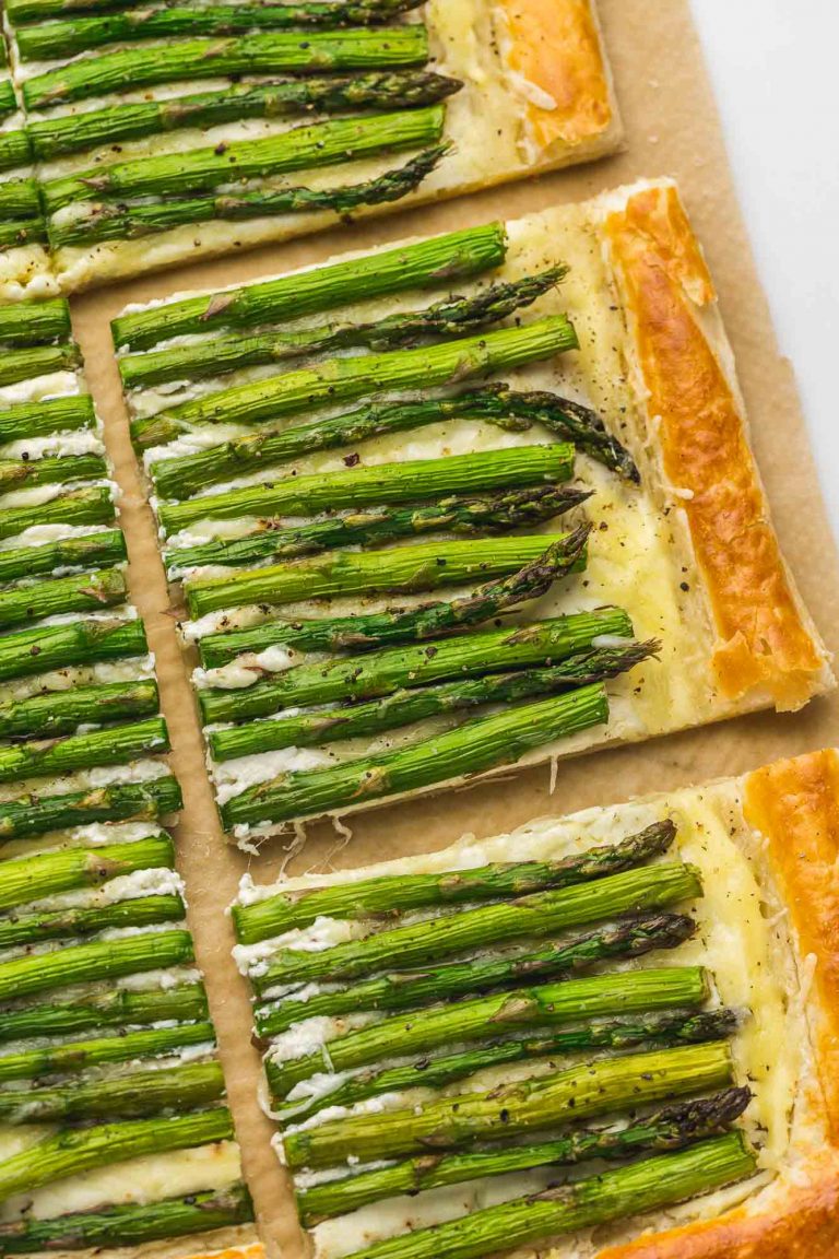 Easy Asparagus Tart (Made with Puff Pastry!) Little Sunny Kitchen