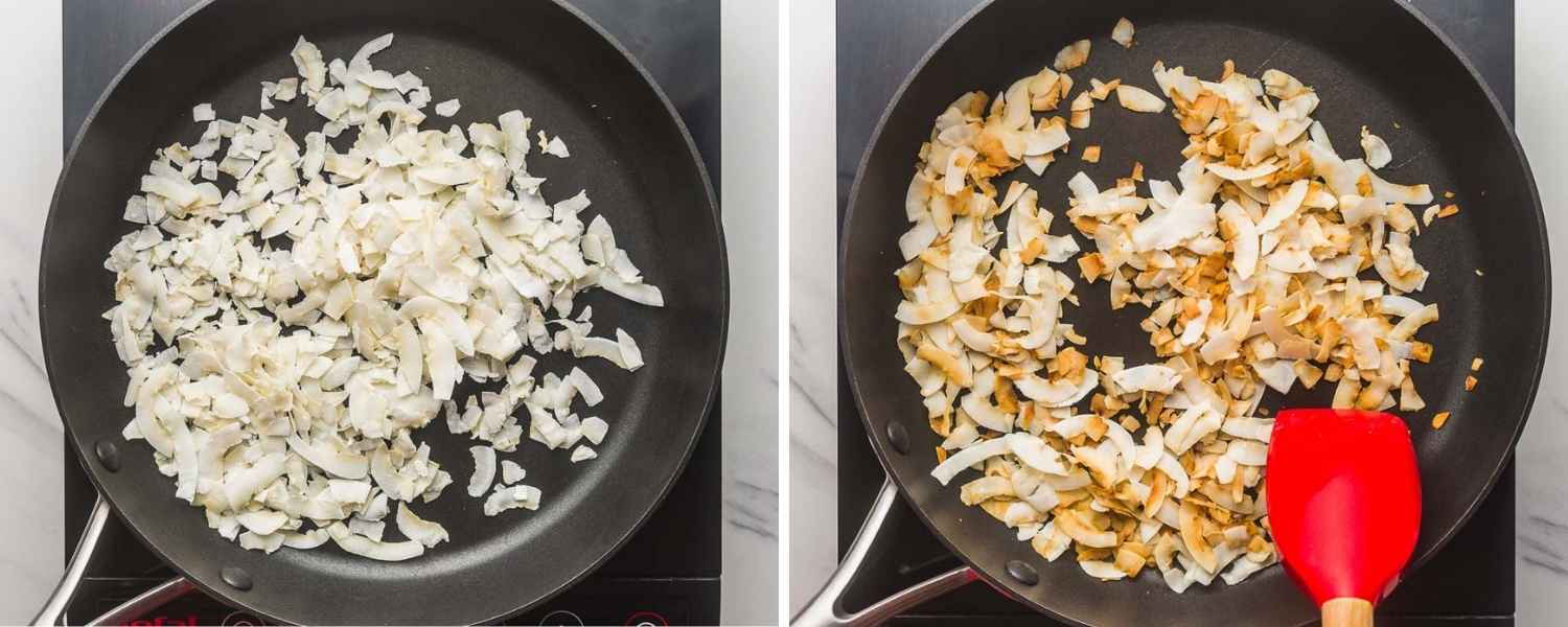 How to Toast Coconut in a skillet