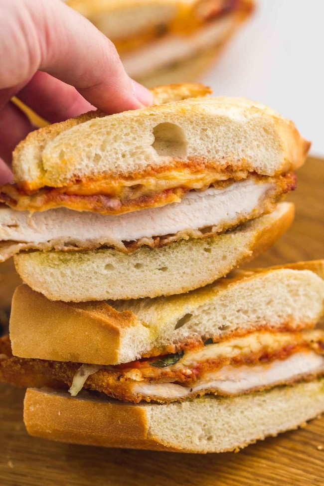 Chicken Parmesan Sandwich (Cheesecake Factory Copycat)