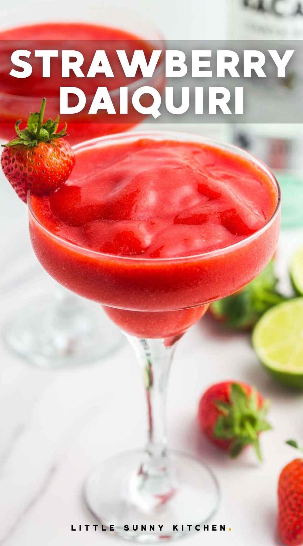 Frozen Strawberry Daiquiri Recipe Little Sunny Kitchen