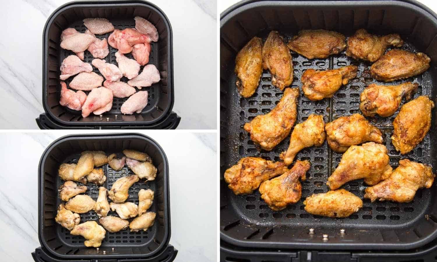 Air Fryer Frozen Chicken Wings - Aubrey's Kitchen