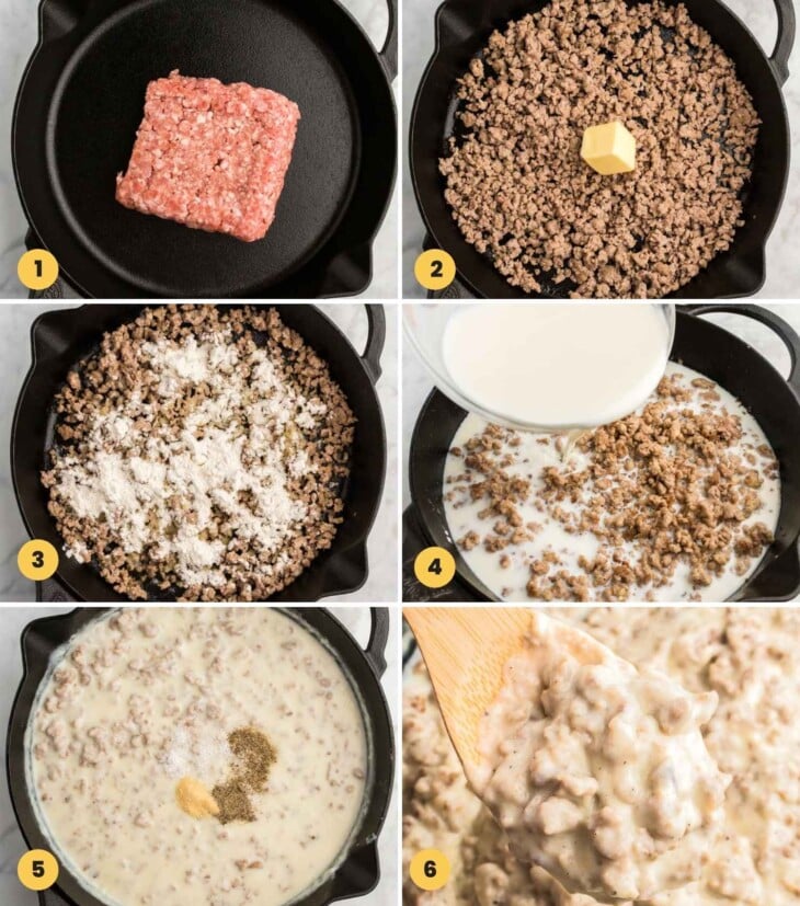 Best Sausage Gravy Recipe (Quick & Easy!) Little Sunny Kitchen