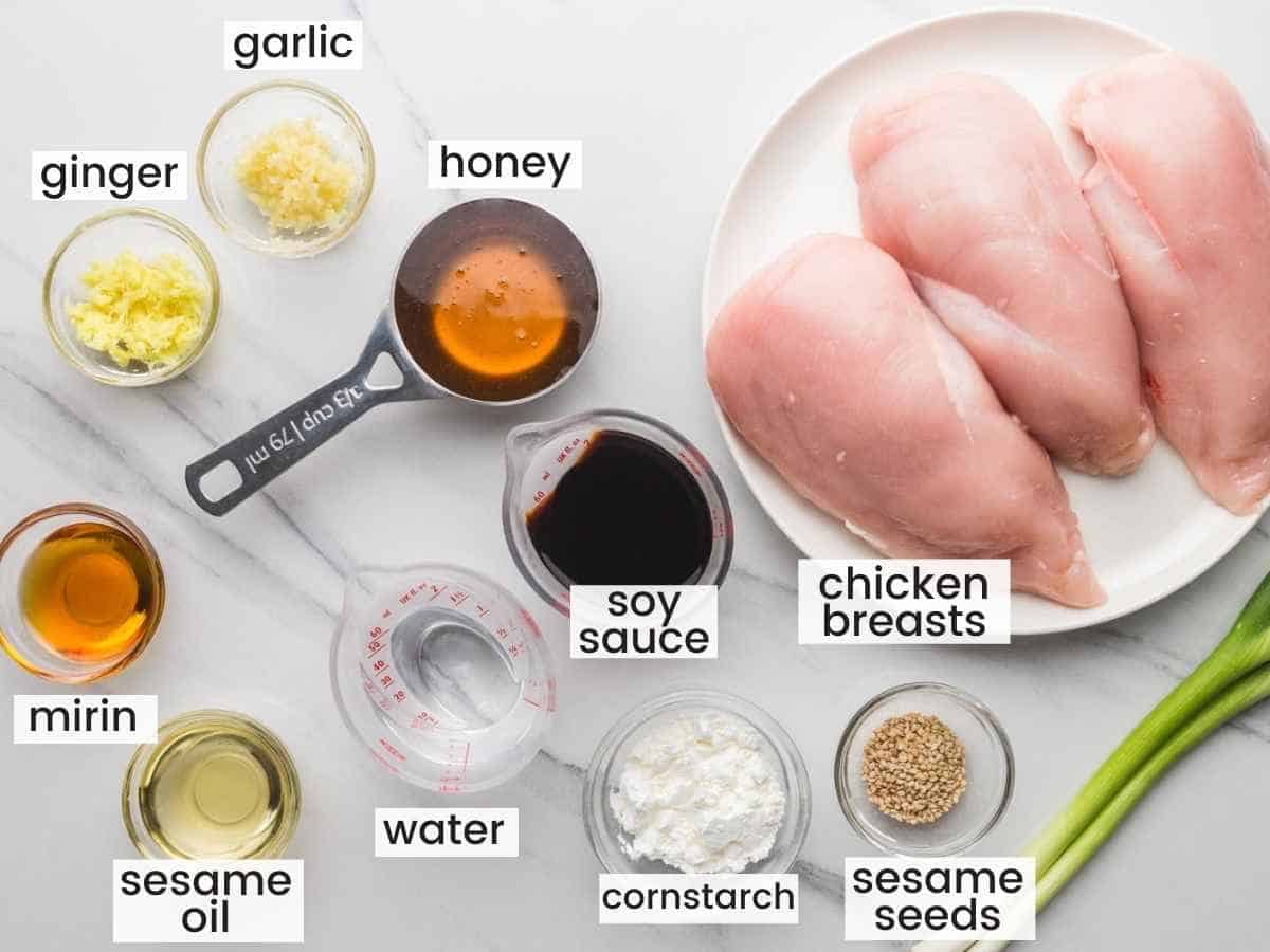 Slow Cooker Teriyaki Chicken Ingredients
