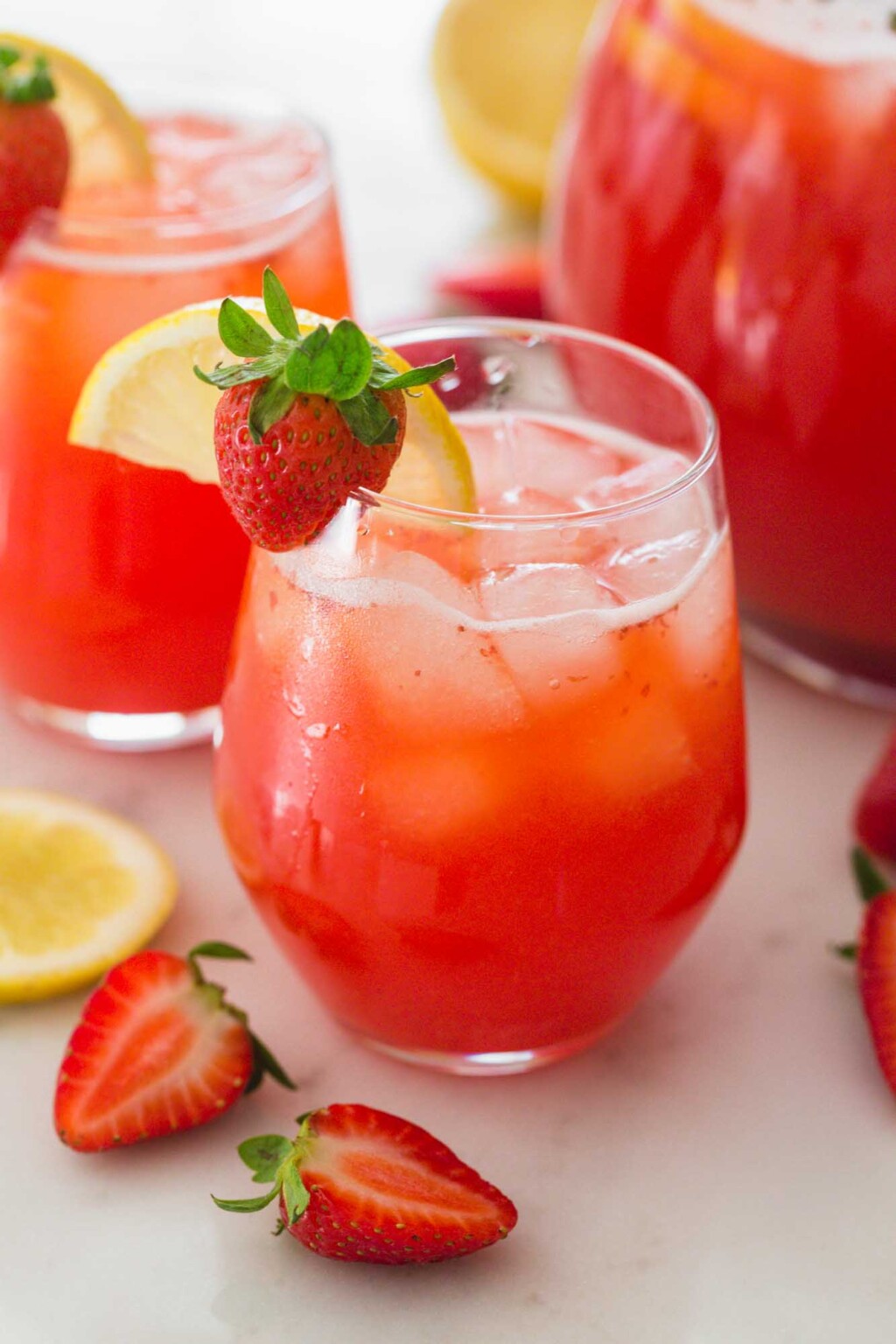 Best Homemade Strawberry Lemonade Recipe Little Sunny Kitchen