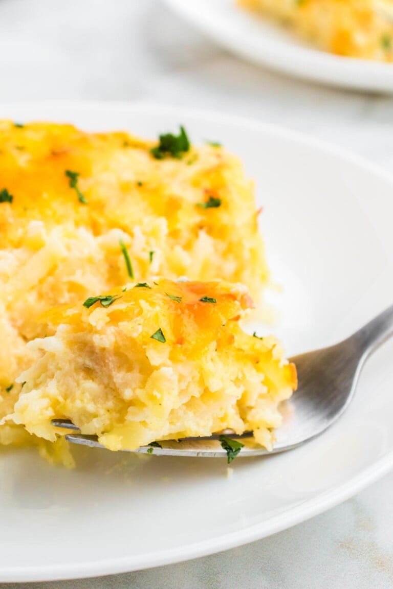 Cracker Barrel Hashbrown Casserole (Copycat!) - Little Sunny Kitchen