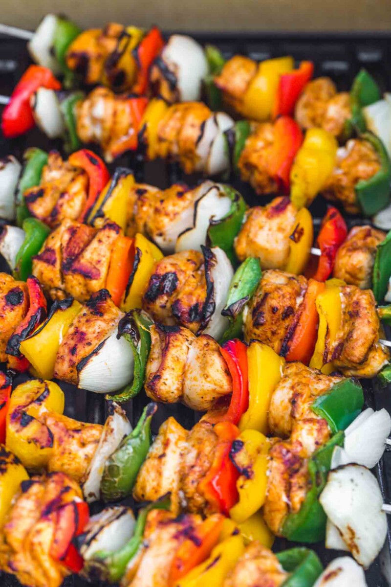 Fajita Chicken Kabobs (Easy Grilling Recipe) Little Sunny Kitchen