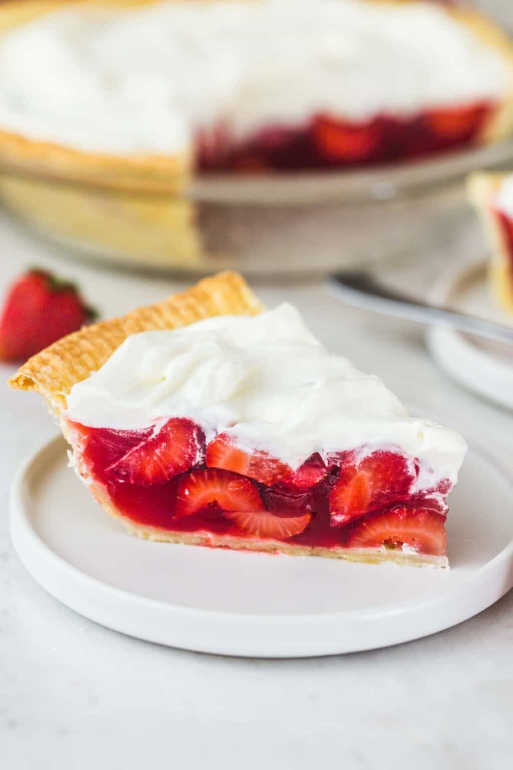 Easy Fresh Strawberry Pie Recipe Little Sunny Kitchen