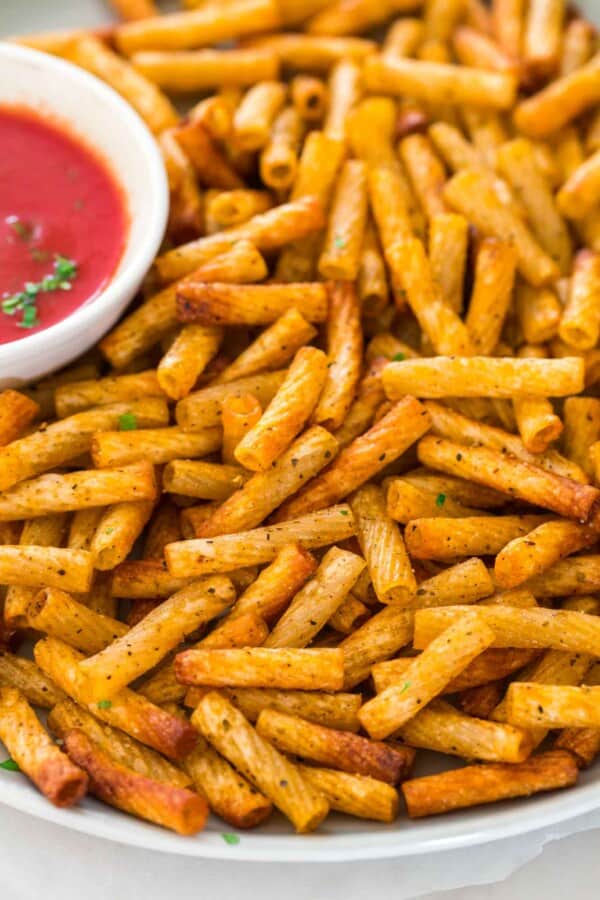 Tiktok Pasta Chips Recipe (Viral Trend!) Little Sunny Kitchen