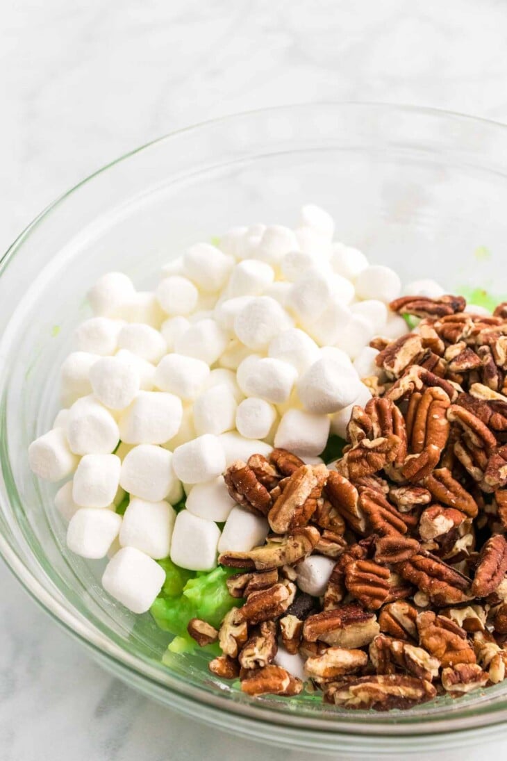 Old Fashioned Watergate Salad (Pistachio Delight) - Little Sunny Kitchen