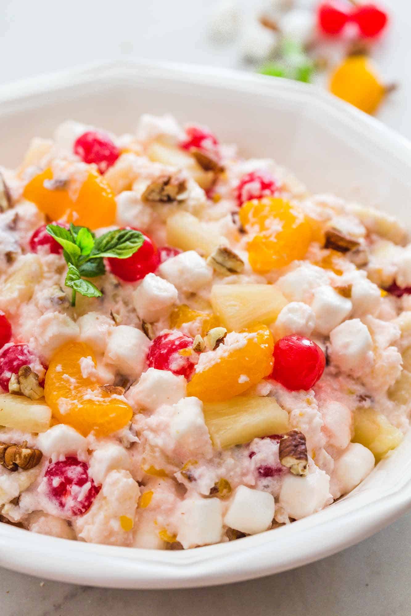 healthy ambrosia salad