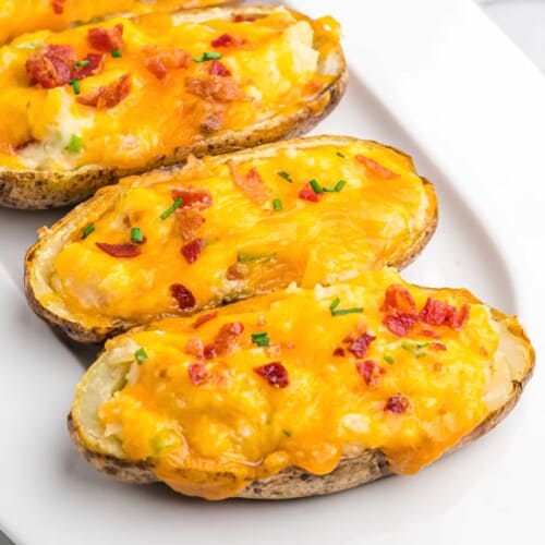 Twice Baked Potatoes Recipe (Creamy & Delicious!) - Little Sunny Kitchen