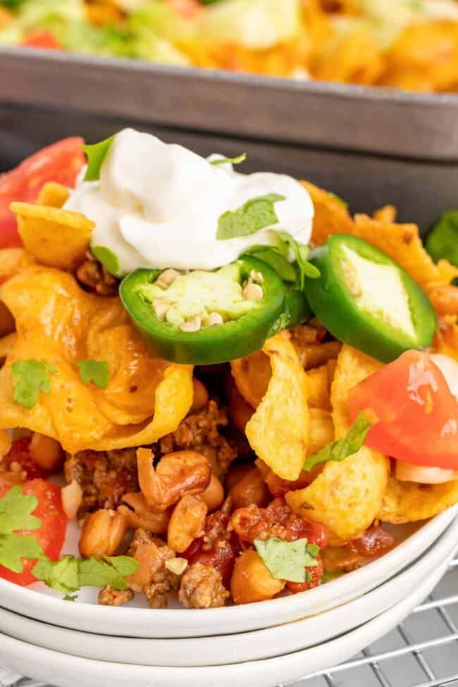 Walking Taco Casserole (Quick & Easy Family Dinner!)