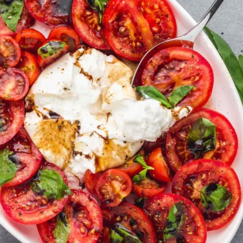 Burrata Caprese Recipe - Little Sunny Kitchen