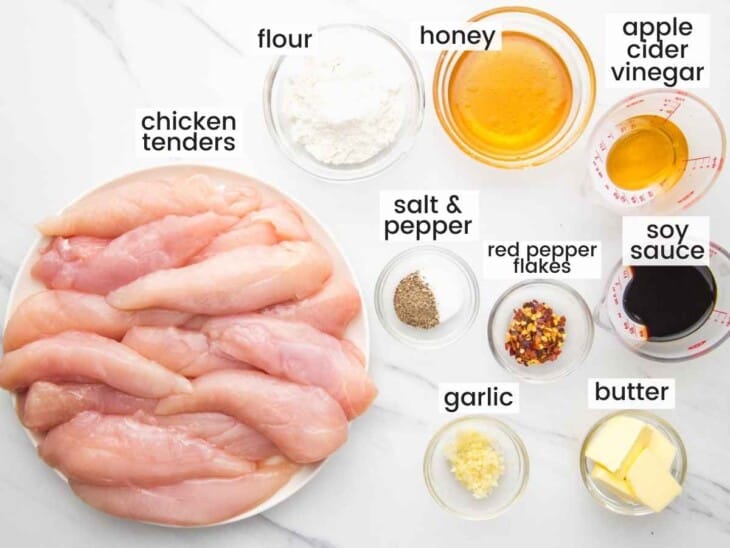 20Minute Honey Garlic Chicken Tenders Little Sunny Kitchen