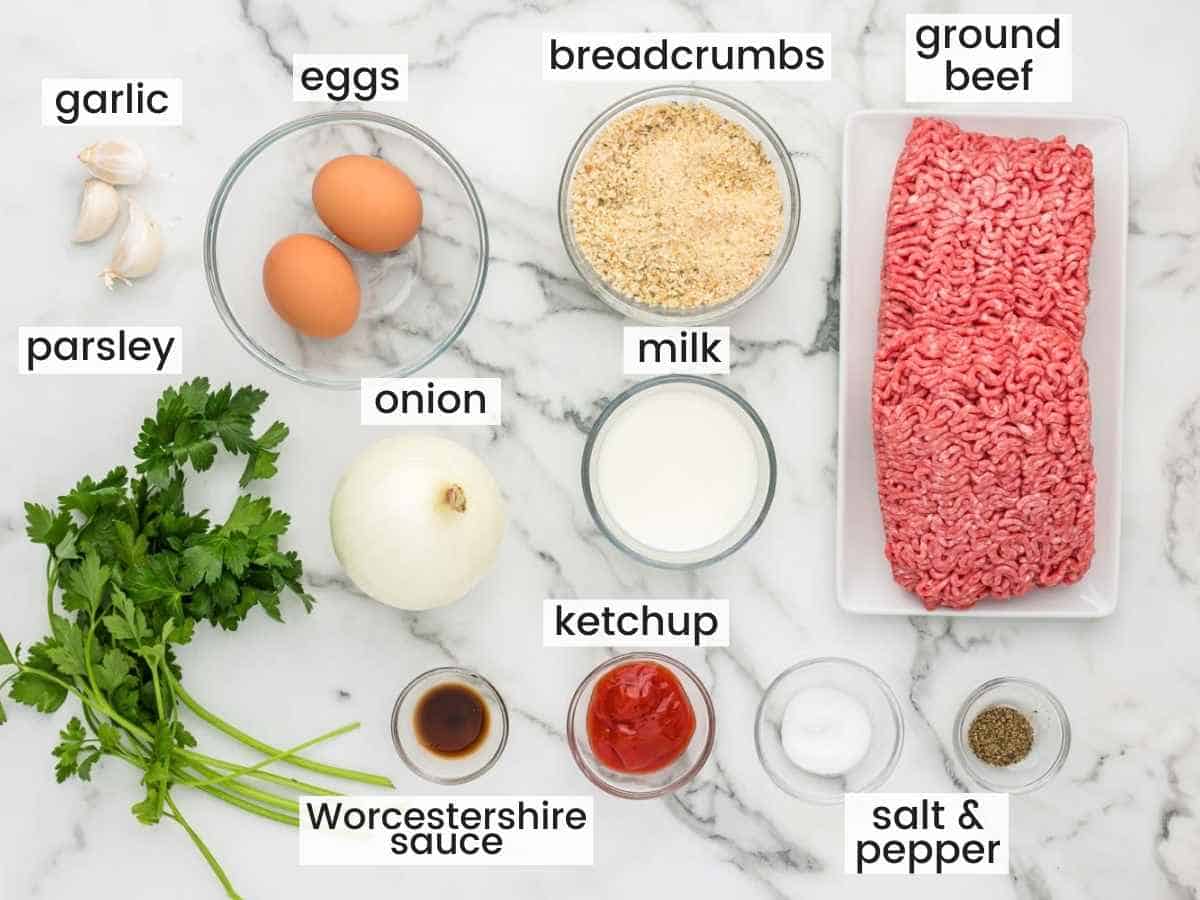ingredients needed to make meatloaf
