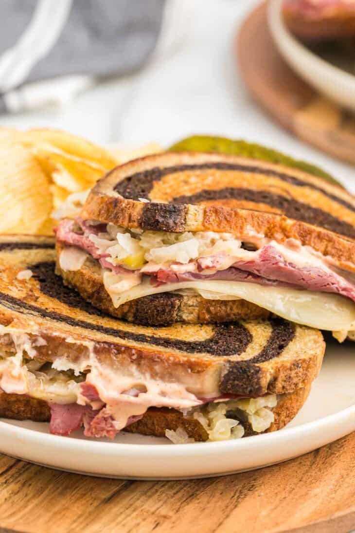 Reuben Sandwich With Russian Dressing - Little Sunny Kitchen