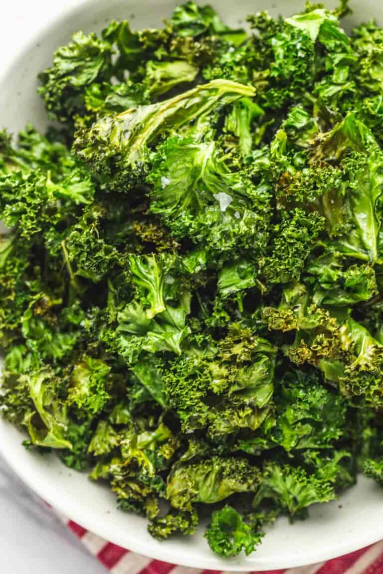 Crispy Air Fryer Kale Chips (Easy & Healthy Snack!) Little Sunny Kitchen