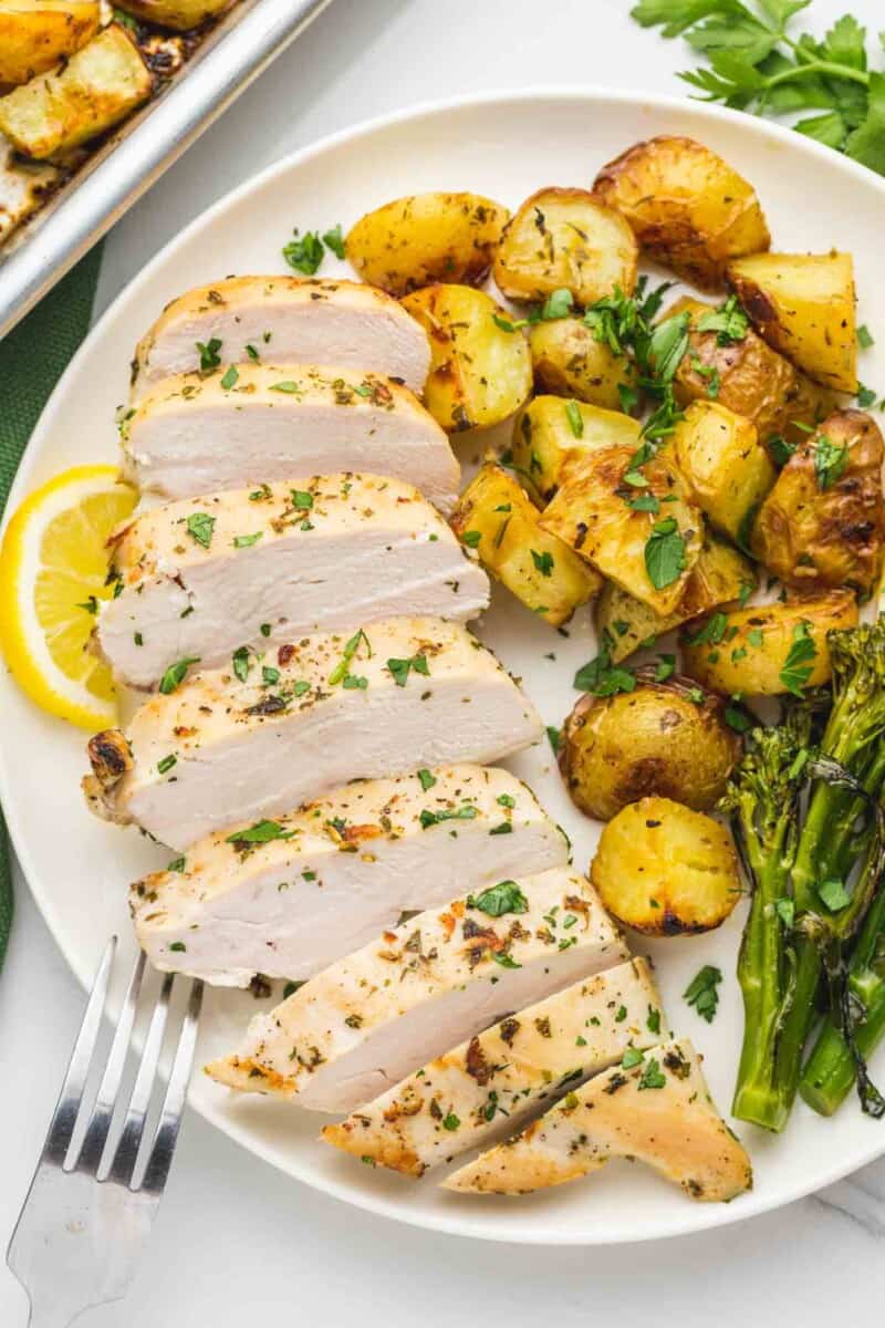 Easy Baked Chicken and Potatoes Dinner Little Sunny Kitchen