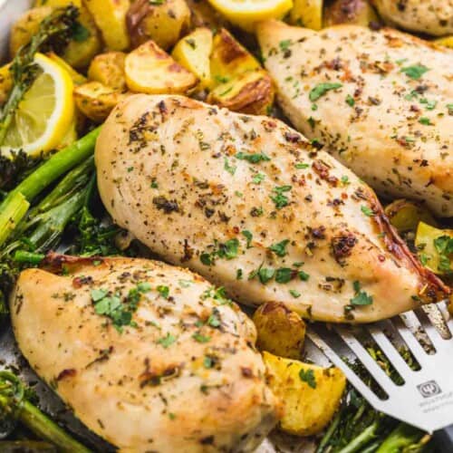 Easy Baked Chicken and Potatoes Dinner - Little Sunny Kitchen