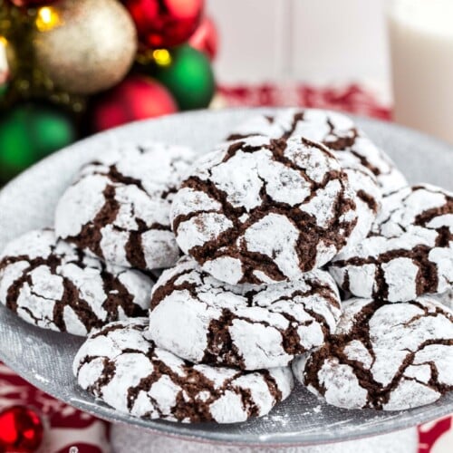 Chocolate Crinkle Cookies Recipe - Little Sunny Kitchen