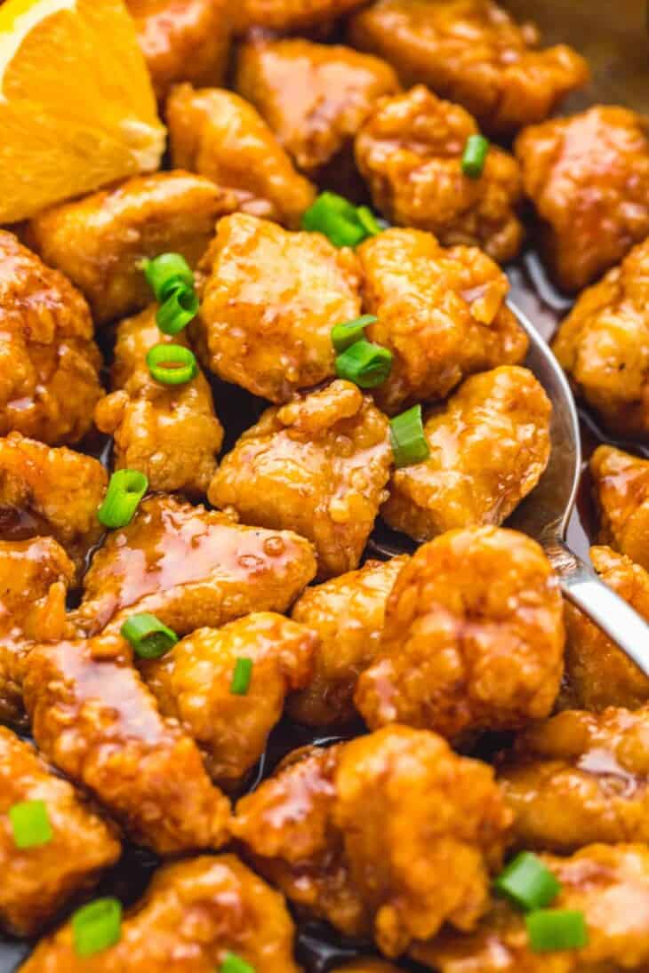 Easy Orange Chicken (Panda Express Copycat) - Little Sunny Kitchen