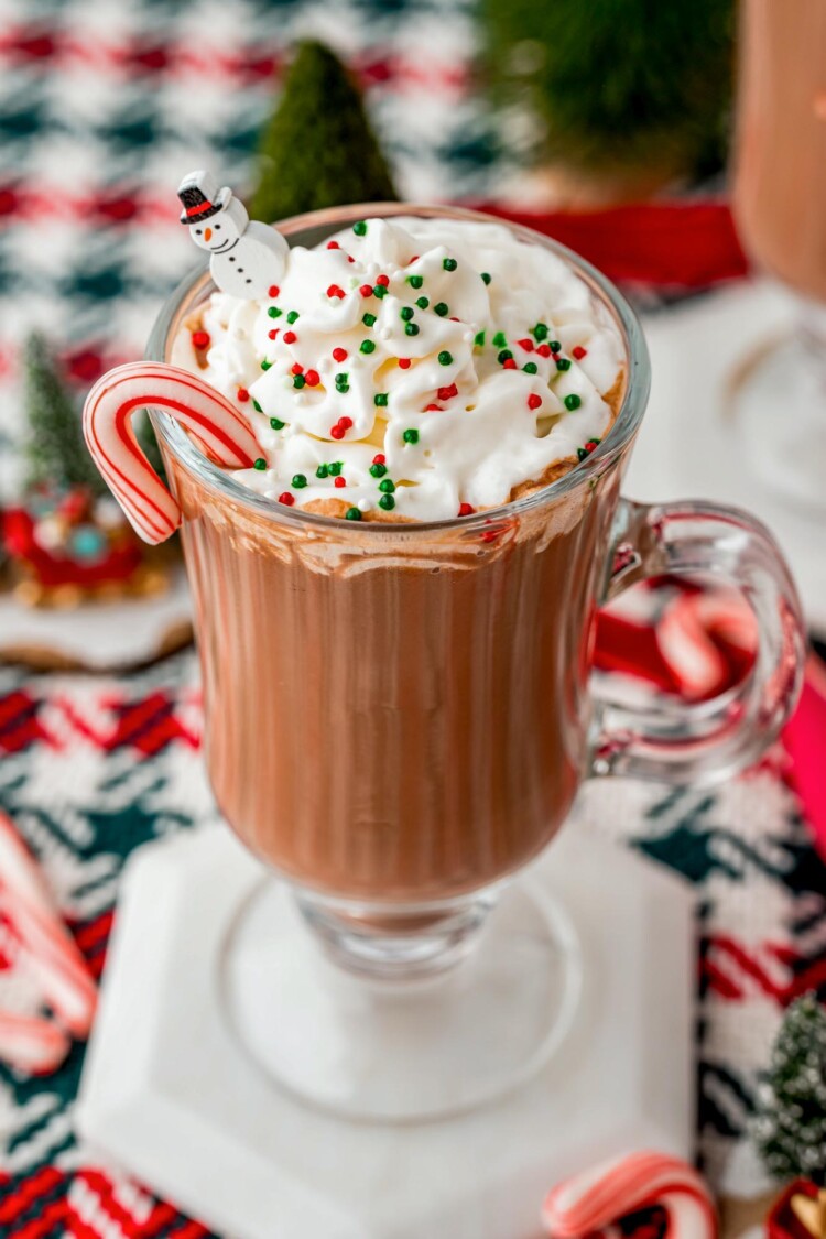 Peppermint Hot Chocolate Recipe Little Sunny Kitchen