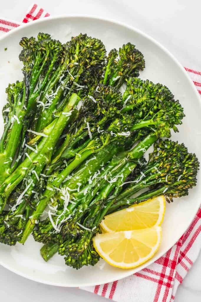 Crispy Oven Roasted Broccolini Recipe Little Sunny Kitchen