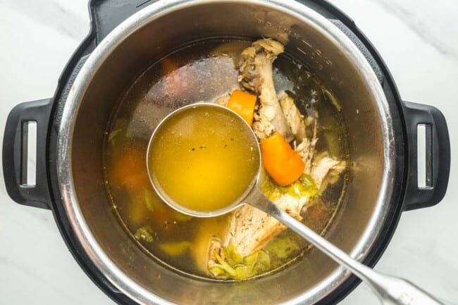 How to Make Turkey Stock (Stovetop or Instant Pot) - Little Sunny Kitchen