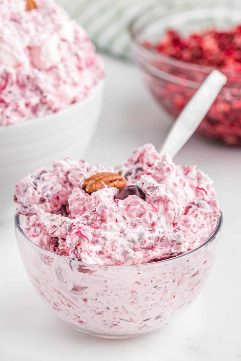 Cranberry Fluff Salad (Quick & Easy!) - Little Sunny Kitchen