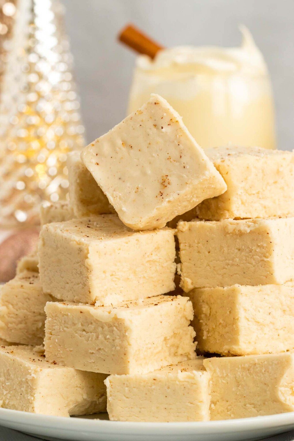 Creamy Eggnog Fudge (Easy Recipe!) Little Sunny Kitchen
