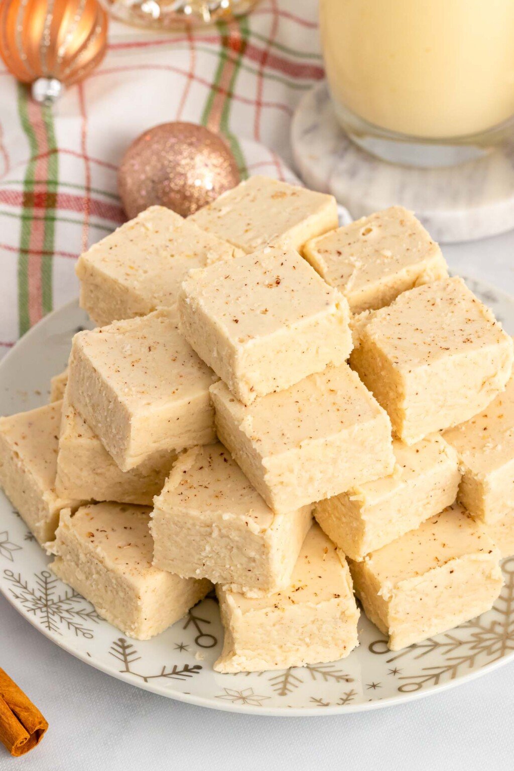 Creamy Eggnog Fudge (Easy Recipe!) Little Sunny Kitchen