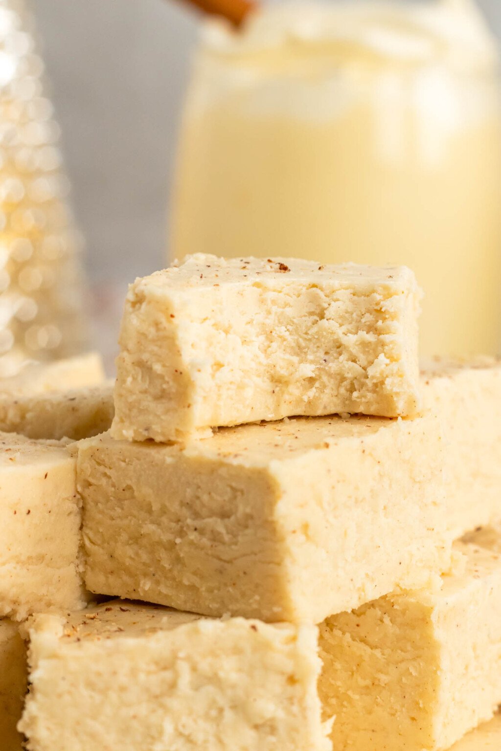 Creamy Eggnog Fudge (Easy Recipe!) Little Sunny Kitchen