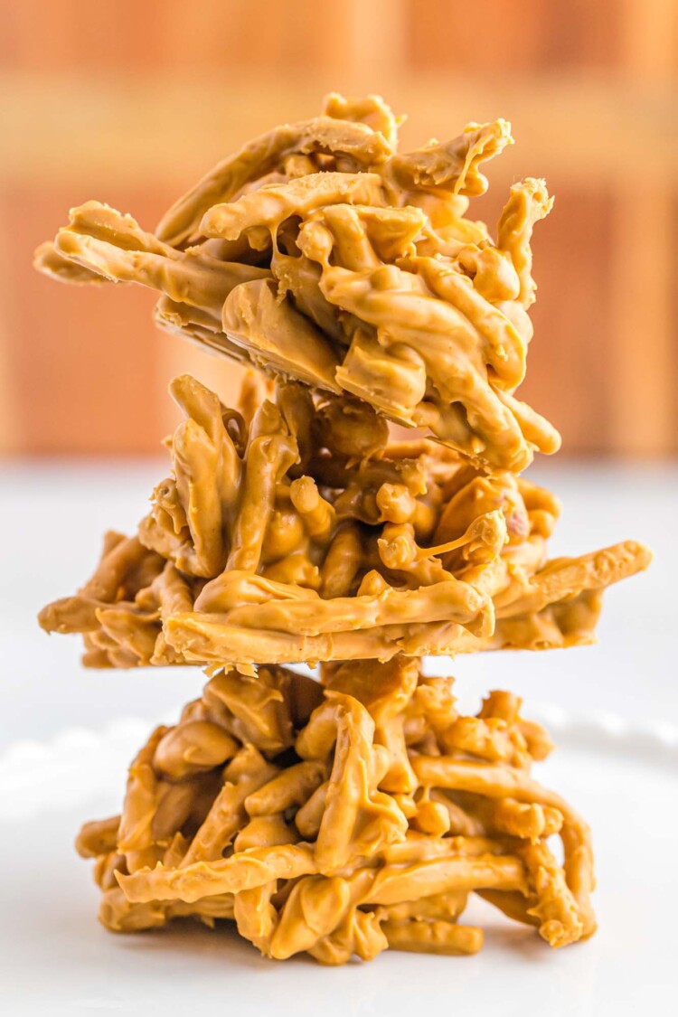 Butterscotch Haystack Cookies (NoBake) Little Sunny Kitchen