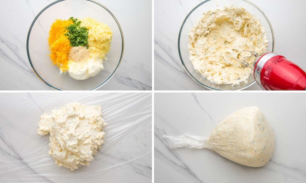 Christmas Tree Cheese Ball (Easy Appetizer/Snack!) Little Sunny Kitchen